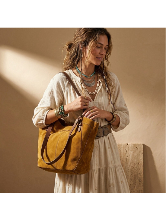 Patricia Nash Handbags - Patricia Liliane Tote - Suede Golden Brown